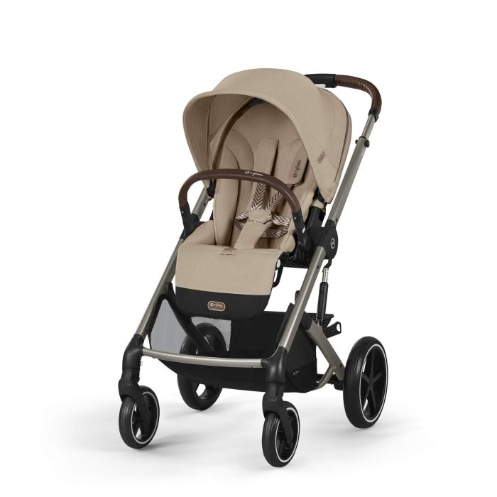 Balios S Lux - wózek spacerowy-Almond Beige (Taupe Frame)