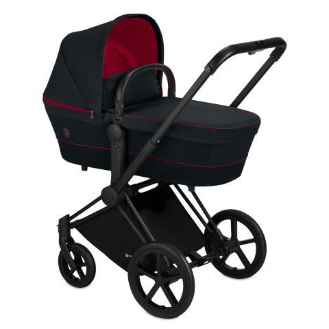 Cybex, Priam 2.0 Fashion Collection - wózek głęboko-spacerowy -Scuderia Ferrari Victory Black-Rose Gold