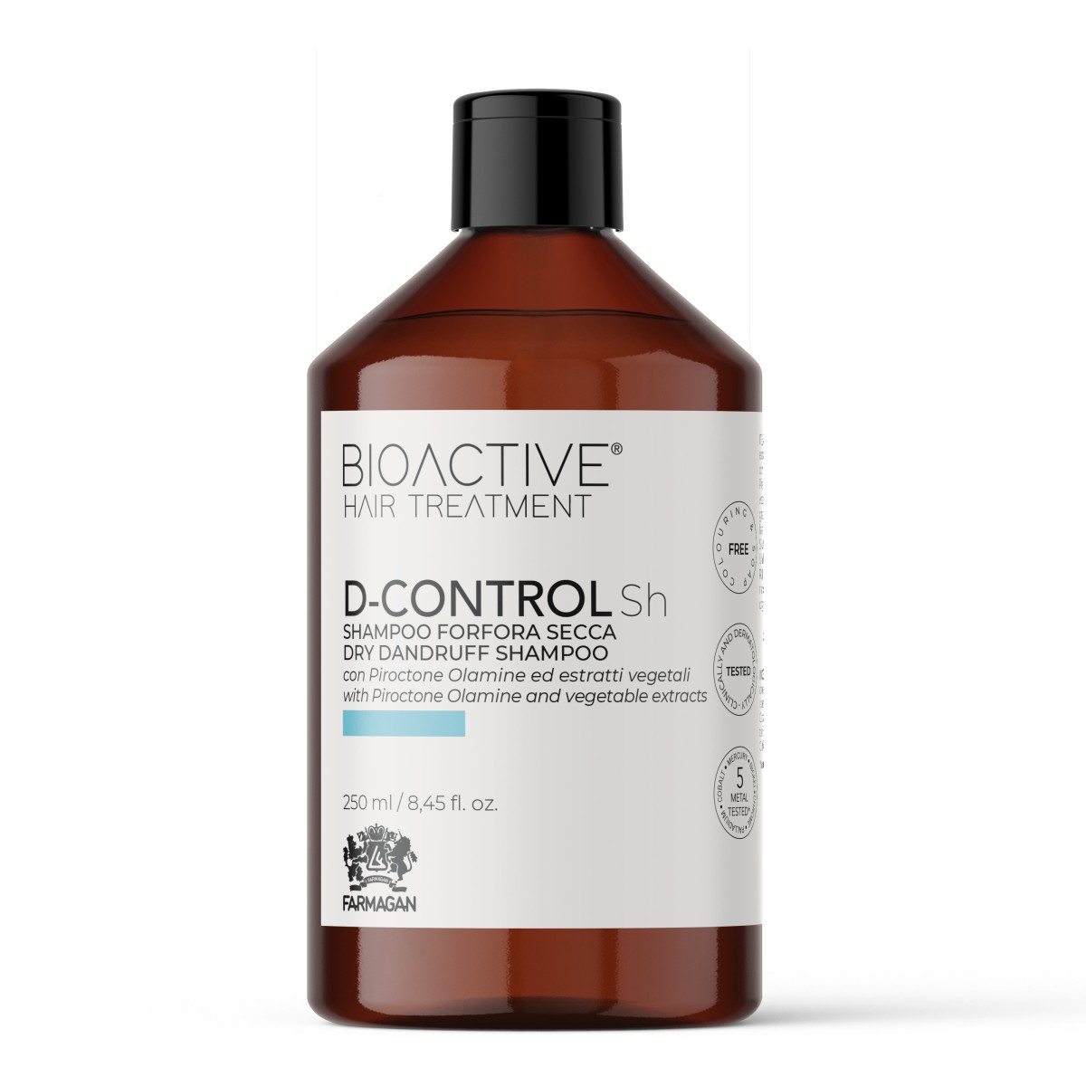 FARMAGAN D-CONTROL Szampon do włosów z suchym łupieżem 250ml