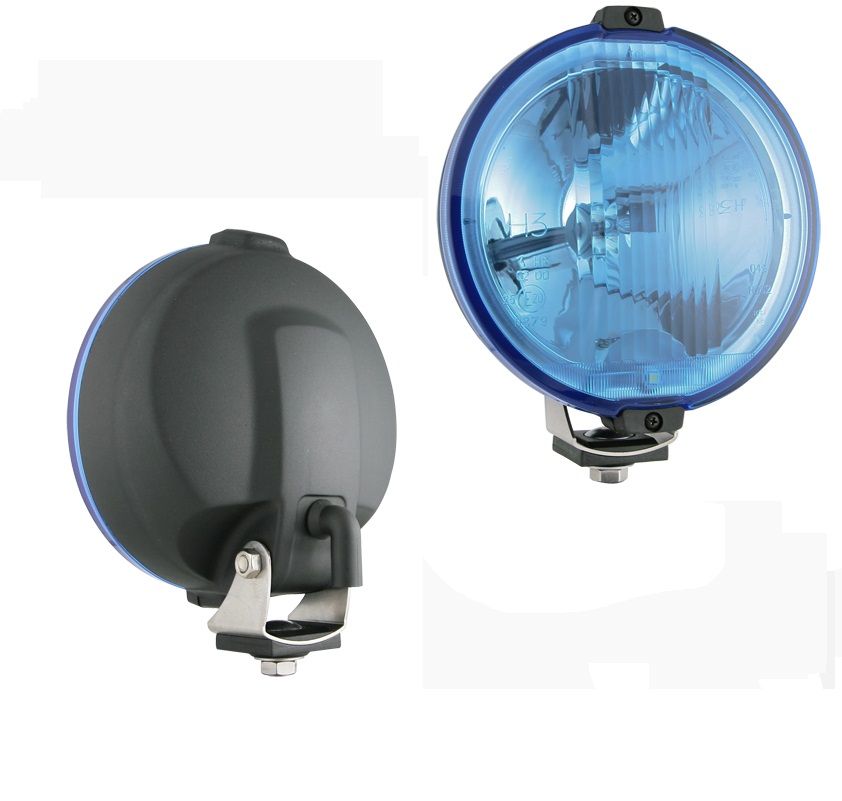 Drogowy reflektor halogenowy błękitny 24V HOS2.38816 Wesem