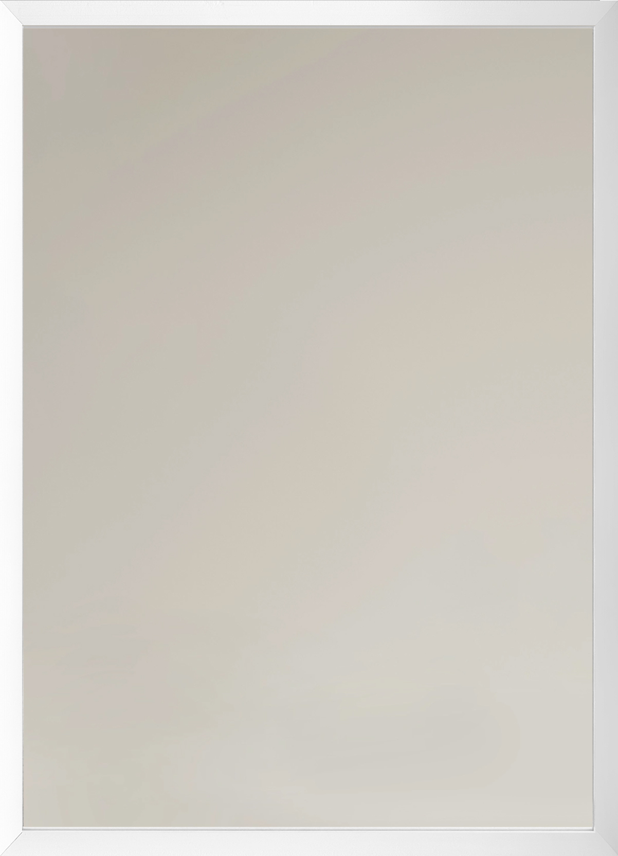 Darmowa Dostawa - Lustro 73x73 cm kwadratowe białe Ars Longa Linea LINEA7070BS