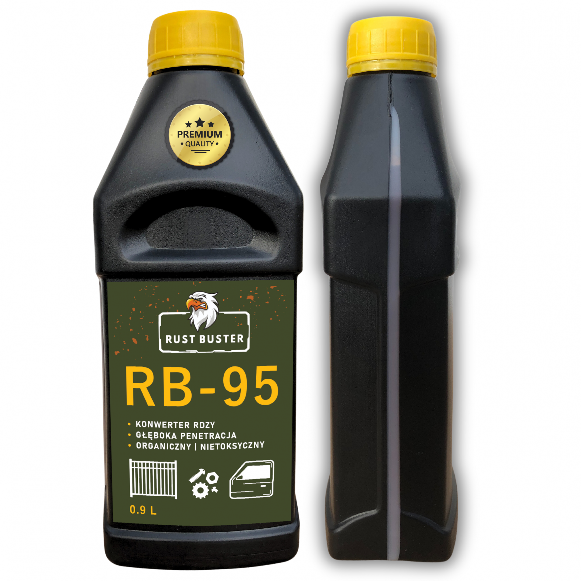 RUST BUSTER PREPARAT NA RDZĘ, NEUTRALIZATOR RDZY RB-95 0,9L - Petrostar