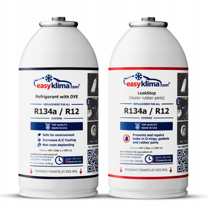 EASYKLIMA CZYNNIK CHŁODNICZY R134A + USZCZELNIACZ - Petrostar
