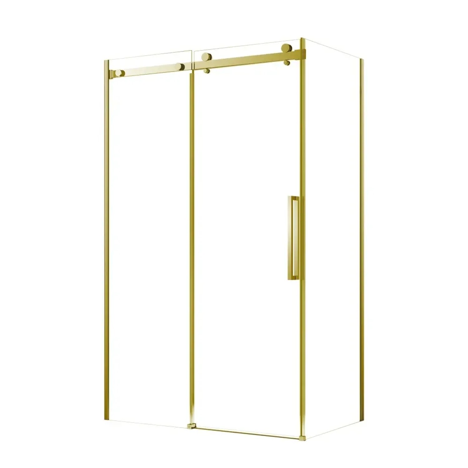 KABI Kabina prysznicowa ALEXA GOLD 120 x 80 złota