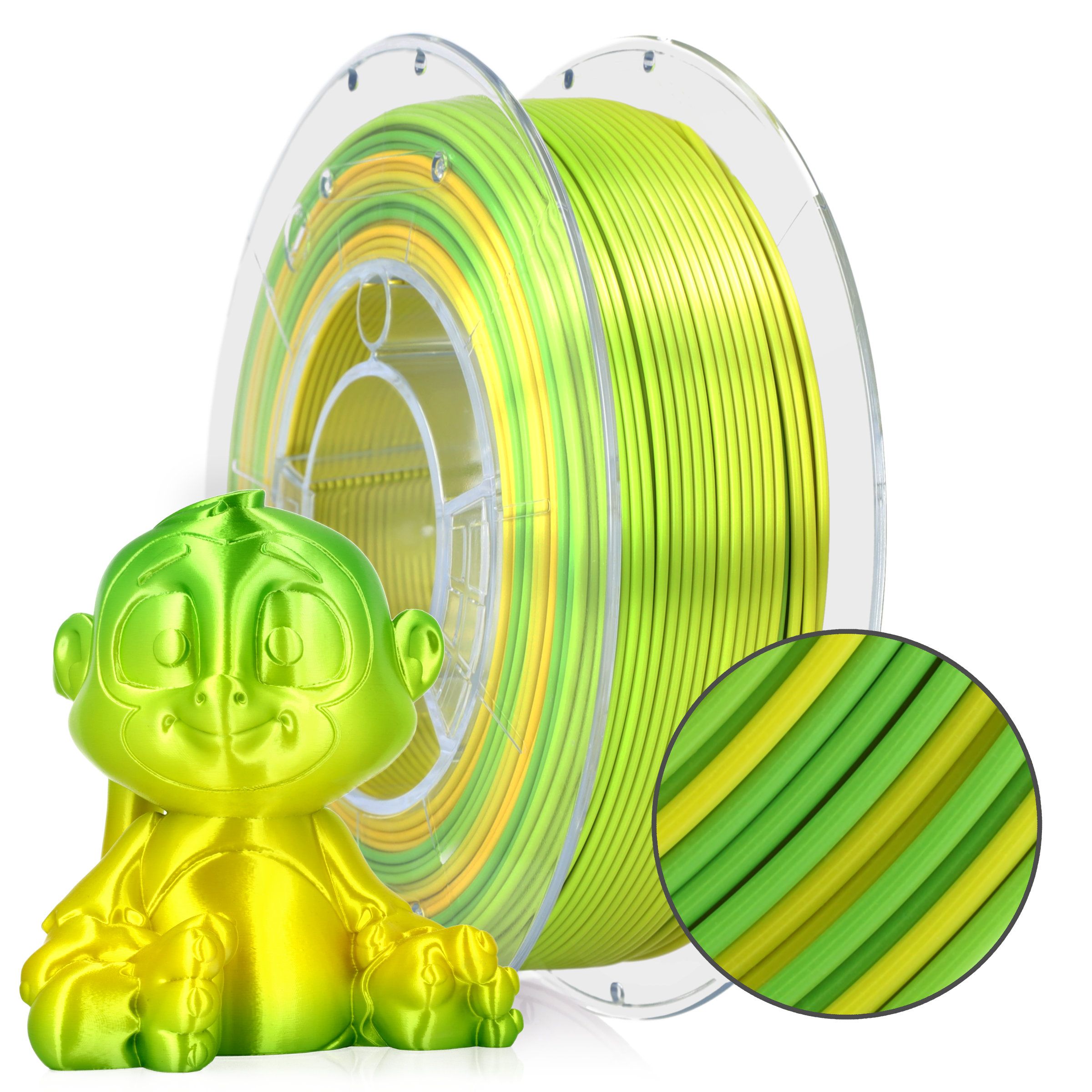 FILAMENT 3D PLA Multicolour Jungle (0.35kg / 1.75mm)