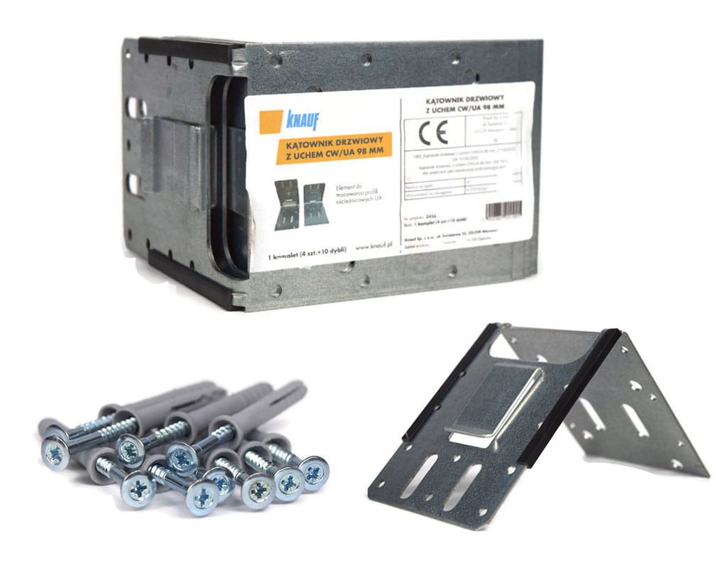 KNAUF KĄTOWNIK DRZWIOWY UA-98 4SZTUKI+10 DYBLI