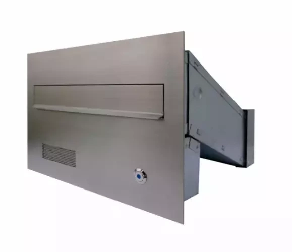 Skrzynka JONIEC SDGM INOX z Maskownicą Przycisk Do Słupka 26–41 cm