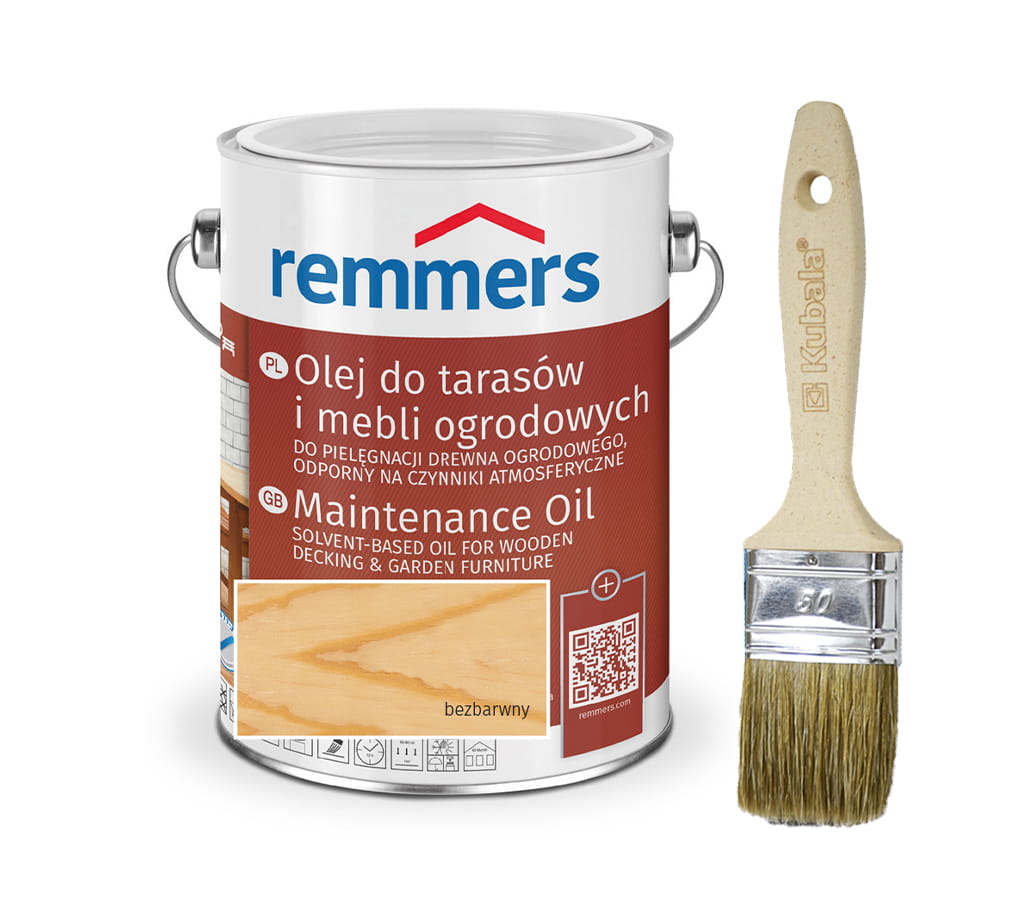 REMMERS PFLEGE-OL OLEJ DO DREWNA 5L BEZBARWNY