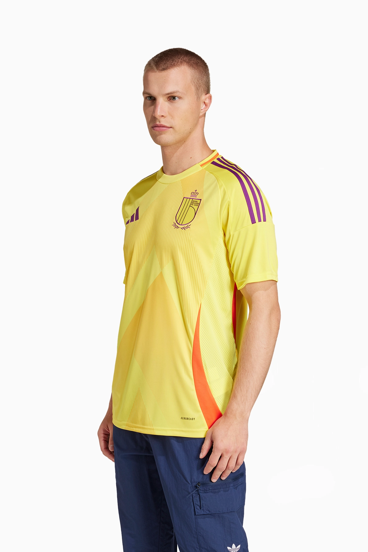 Koszulka Reprezentacji Belgii adidas 2025 Wyjazdowa - Żółty