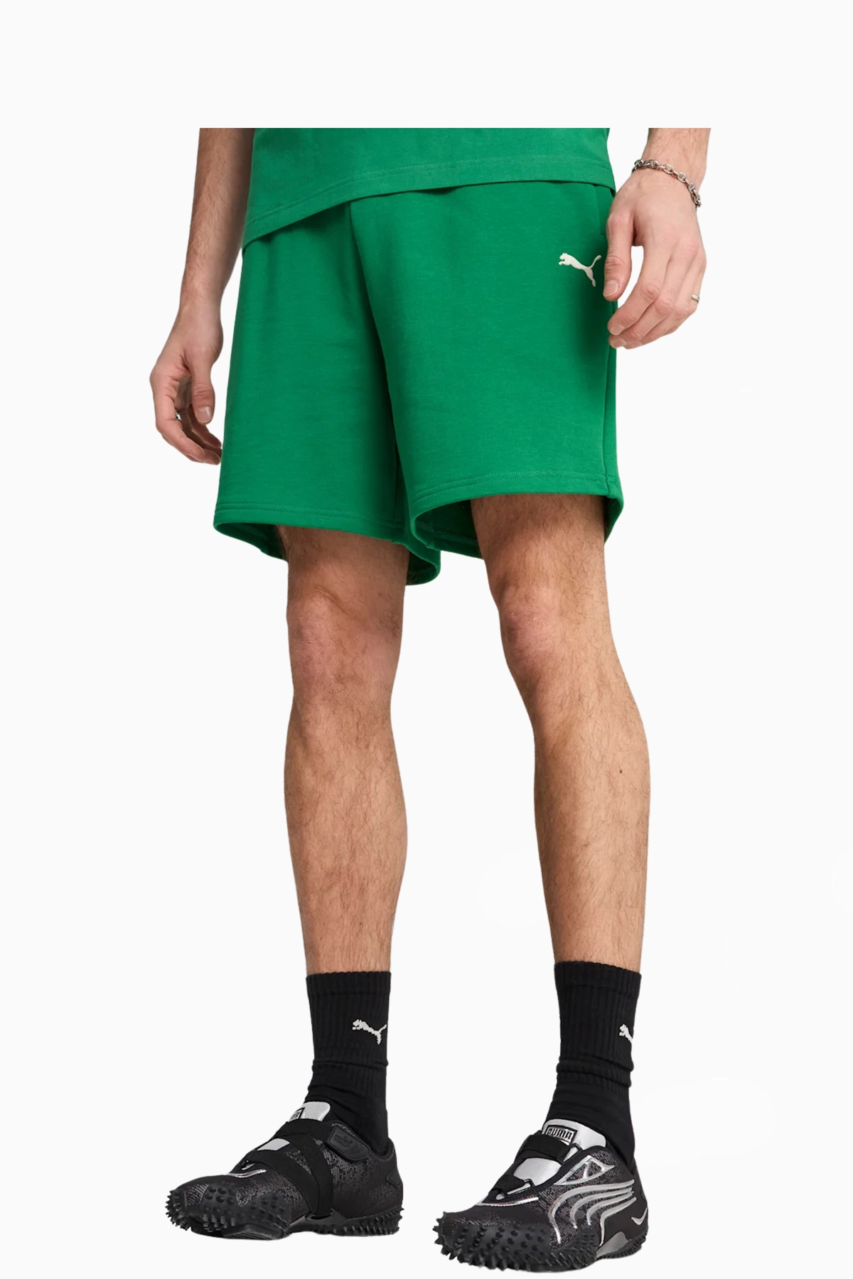 Spodenki Puma Wardrobe Essentials Relaxed - Zielony