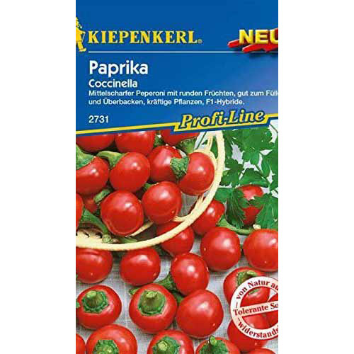 1 szt, Paprika сsípős Coccinella F1 - Magok: Mod de ambalare: 1 db