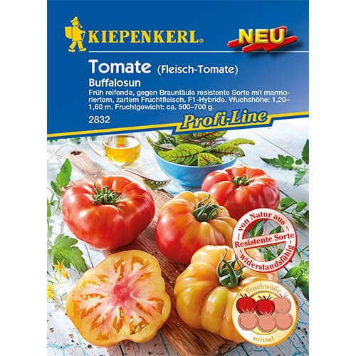 1 szt, Fleischtomate Buffalosun F1 - Samen: Ilość w opakowaniu: 1 Stück
