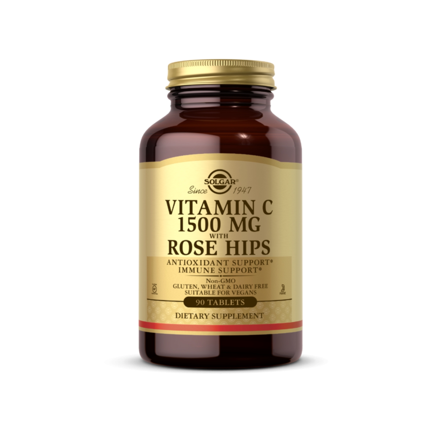 Solgar vitamin c 1500 mg with rose hips 1500 mg, 90 tabletek