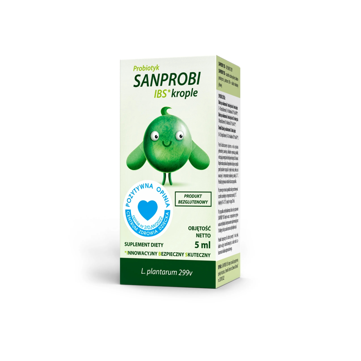 Sanprobi ibs, probiotyk dla dzieci, krople, 5 ml