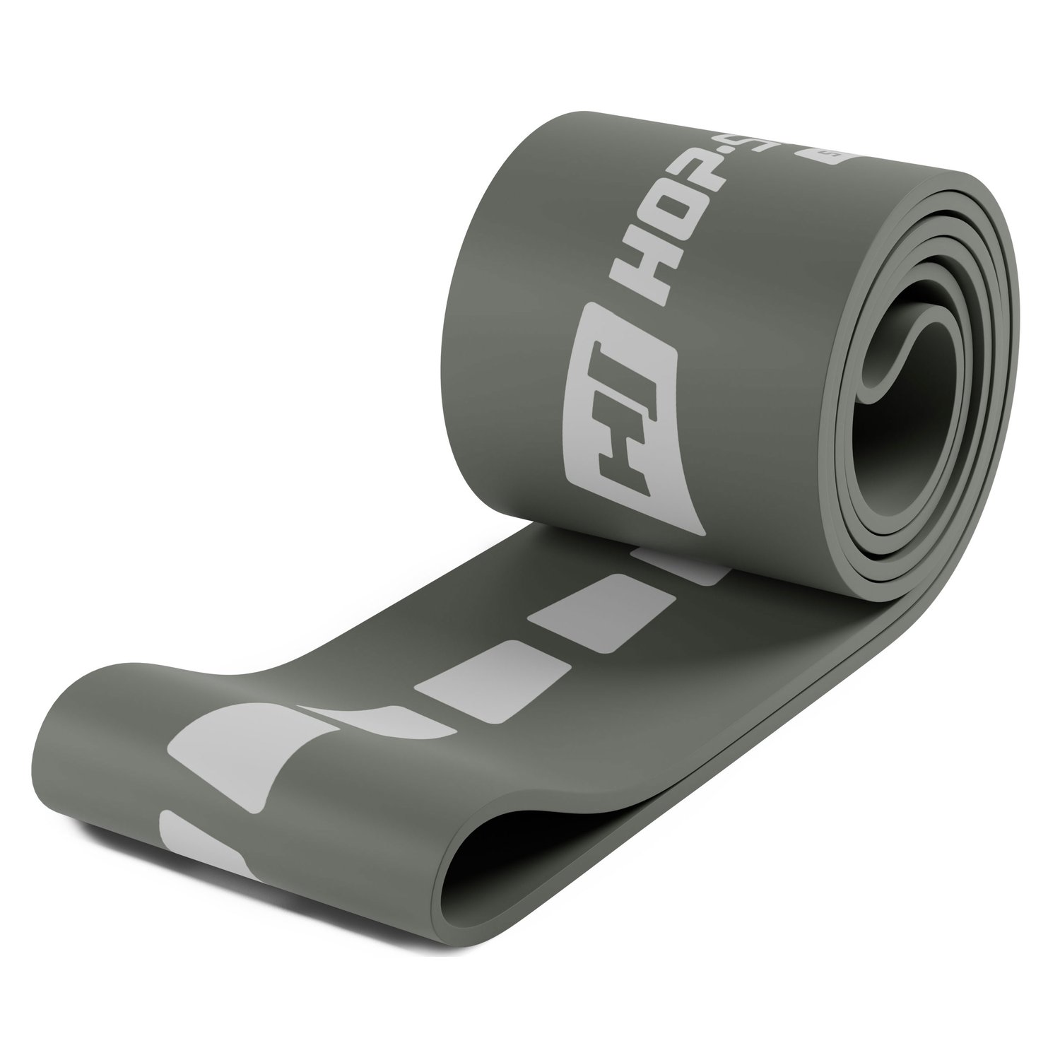 Bande de résistance 55-137 kg en latex - Grise
