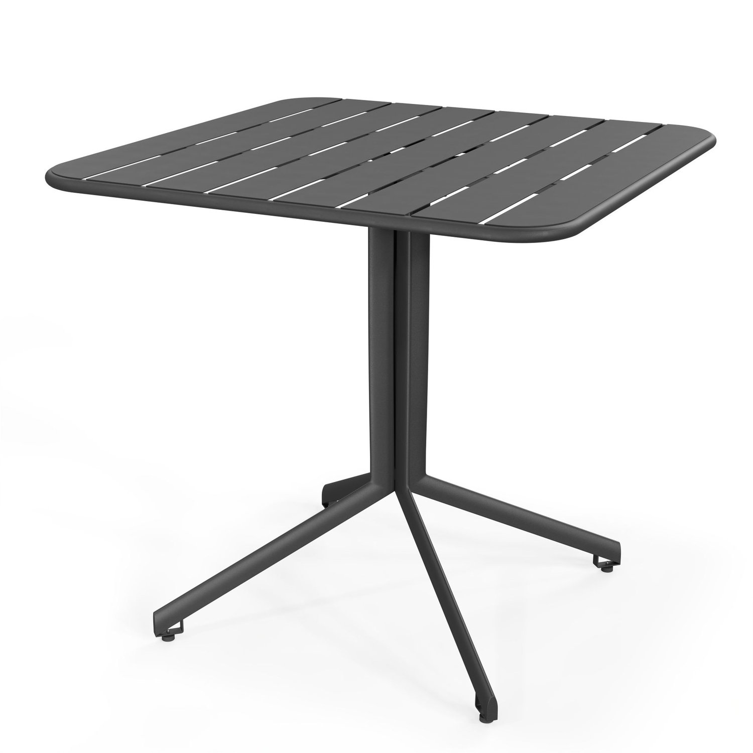 Gartentisch 80 x 80 cm MIRIA - schwarz