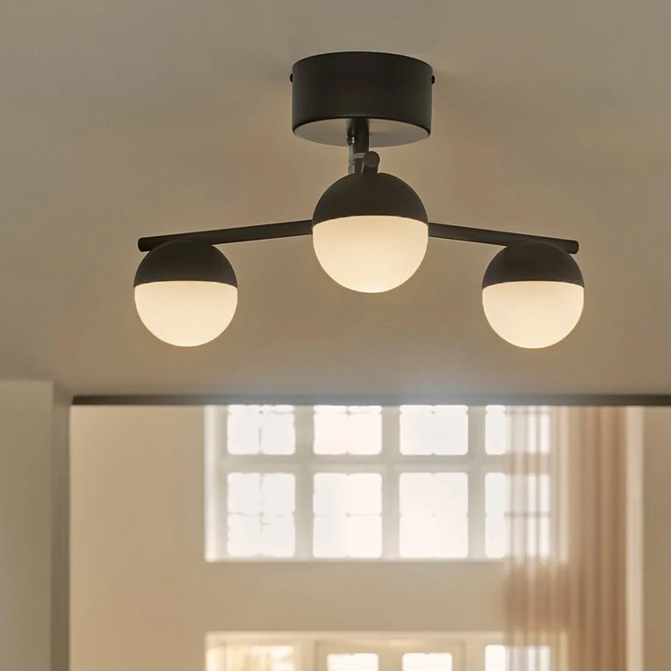 Nordlux Contina lampa wisząca 3x5 W czarna 2512096003
