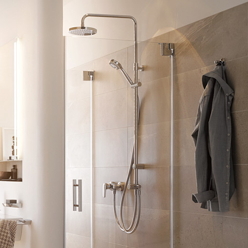 Kludi Dual Shower System zestaw prysznicowy ścienny chrom 6809105-00