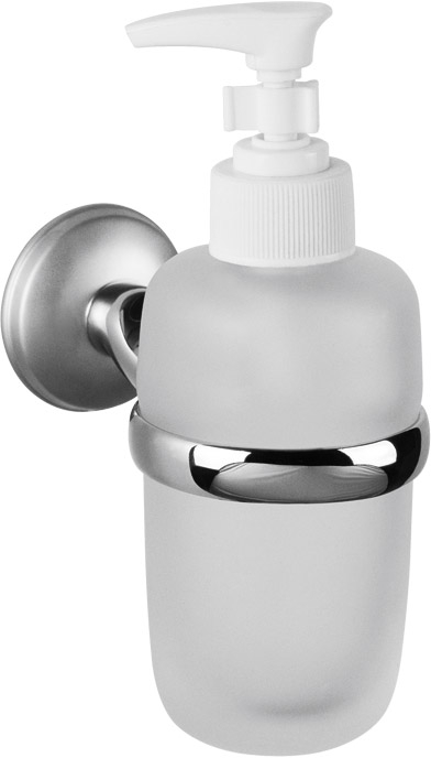 Bisk Dakota dozownik do mydła 150 ml ścienny chrom/satyna 71775