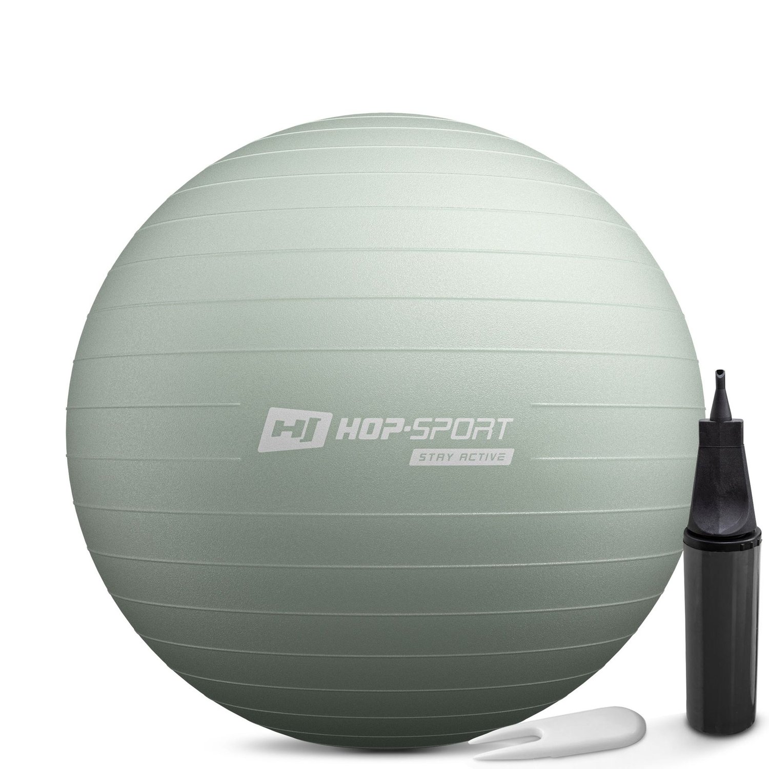 Piłka fitness 65cm z pompką - zielona