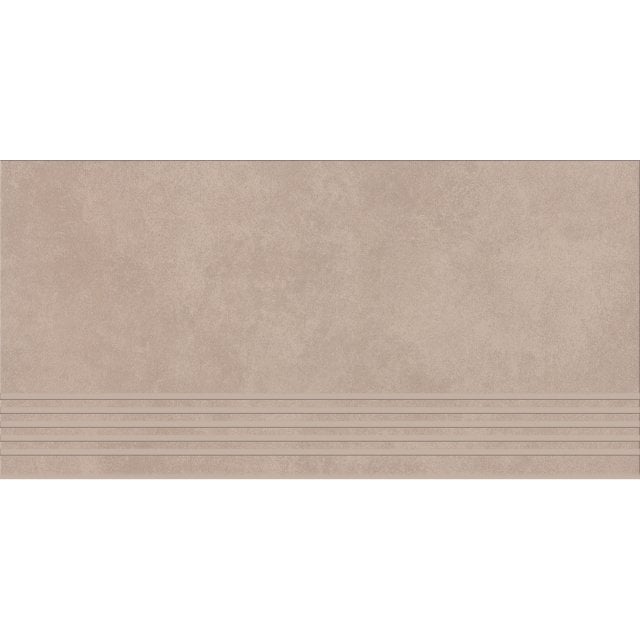 Gres szkliwiony stopnica ARES mocca mat 29,8x59,8 gat. I