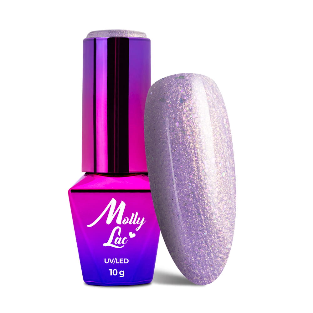 Lakier hybrydowy LED/UV Gel Polish MollyLac Mermaid Whispers Nr 593 So Chic! 10g