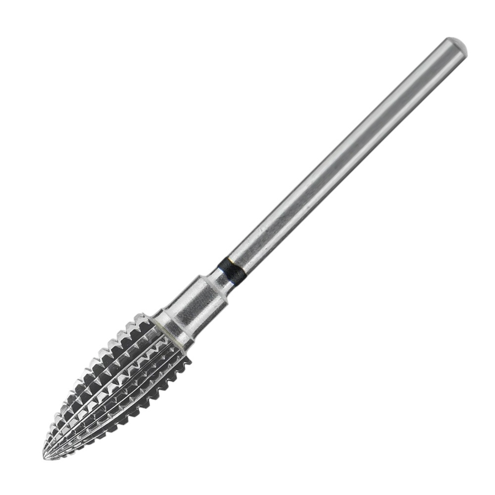Frez z węglika spiekanego szyszka czarna Staleks Pro Expert 6/14mm