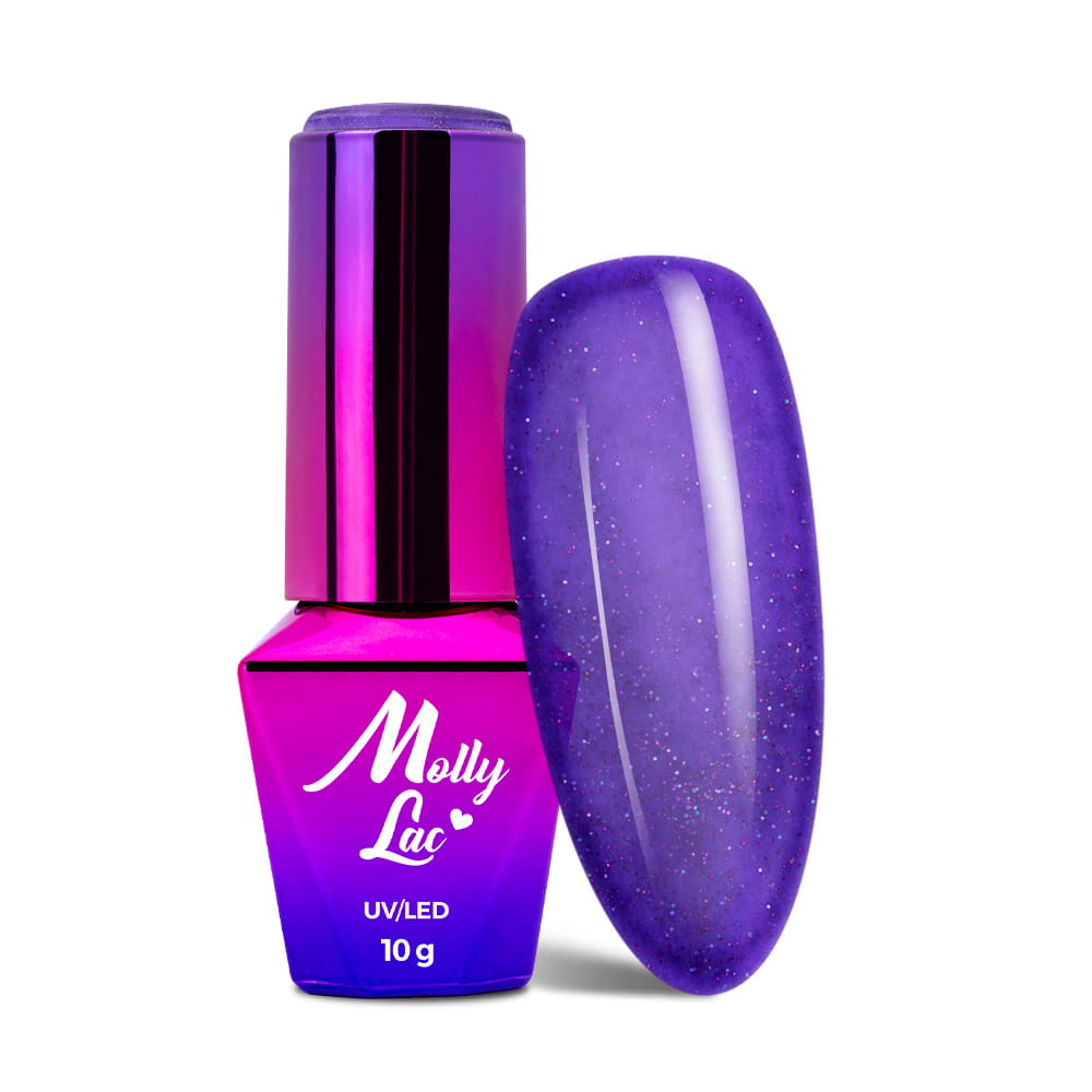 Lakier hybrydowy LED/UV Gel Polish MollyLac Winter Crystalize Nr 226 Eternal Beauty 10 g