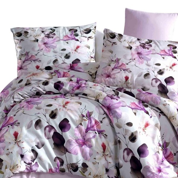 Pościel satyna bawełniana DARYMEX kolekcja LUXURY 160x200 wz. Nora