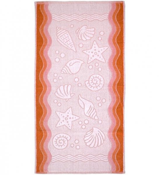 Ręcznik FLORA OCEAN 50x100 kolor brzoskwinia