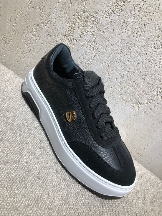 Sneakers SN60 - 2 Czarny / Biały