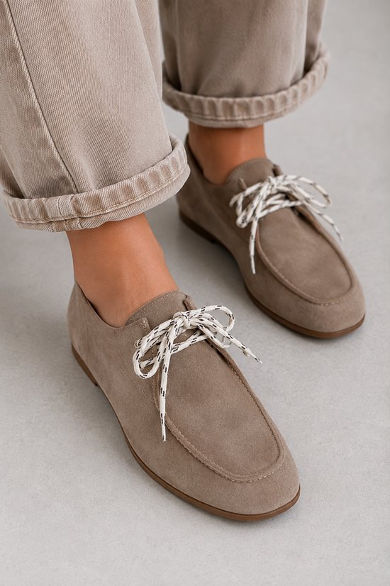 Baleriny damskie 1 Corda welur