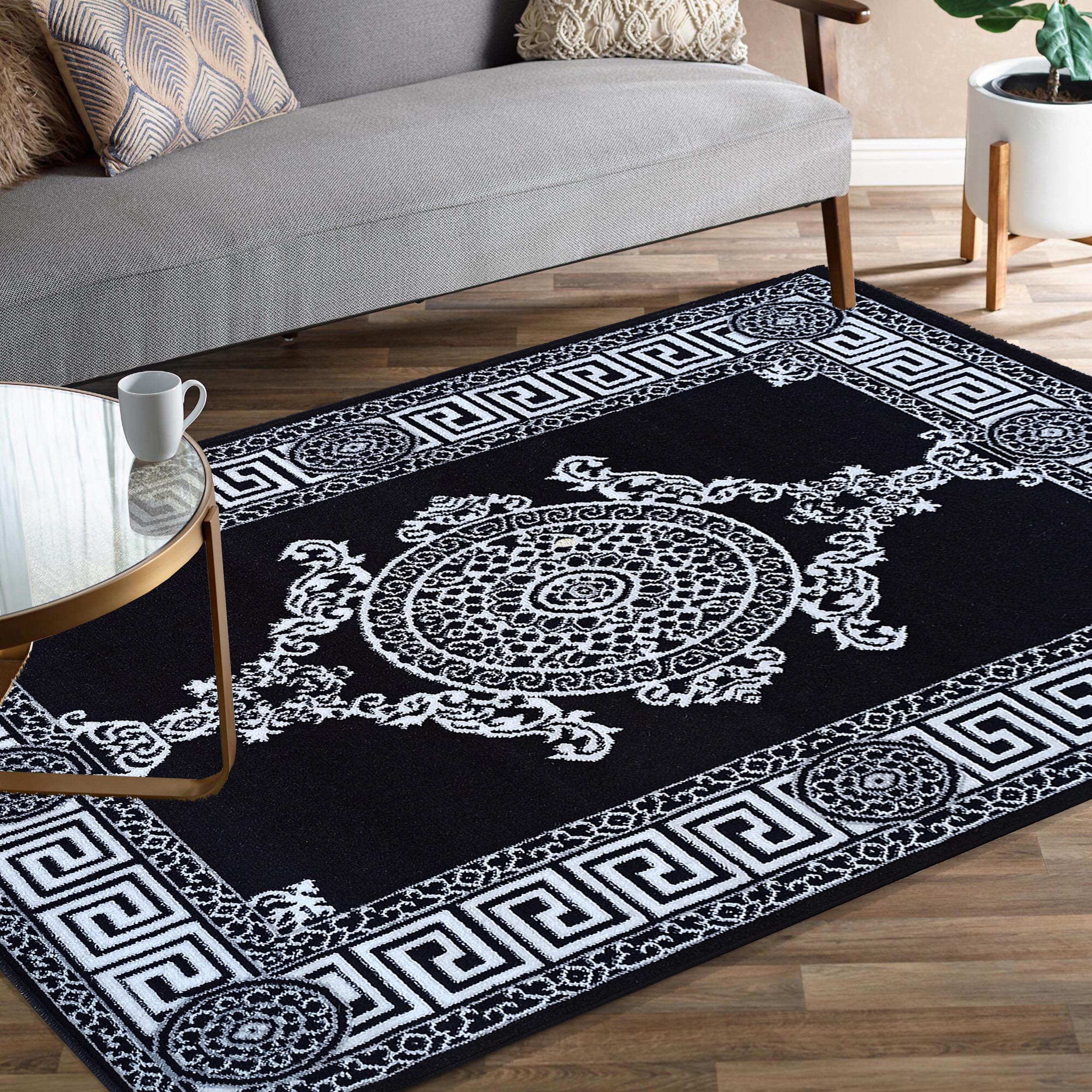 Dywan - 160 x 220 cm - Czarno - Biały - Nowoczesny - Dywanopol