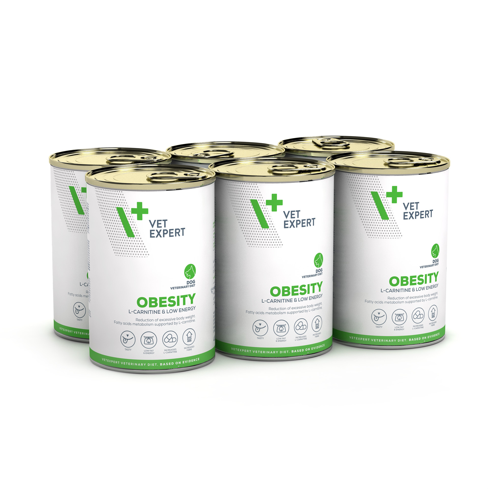 Obesity Dog | VET EXPERT | 6x400g | Mokra karma weterynaryjna odchudzająca dla psów