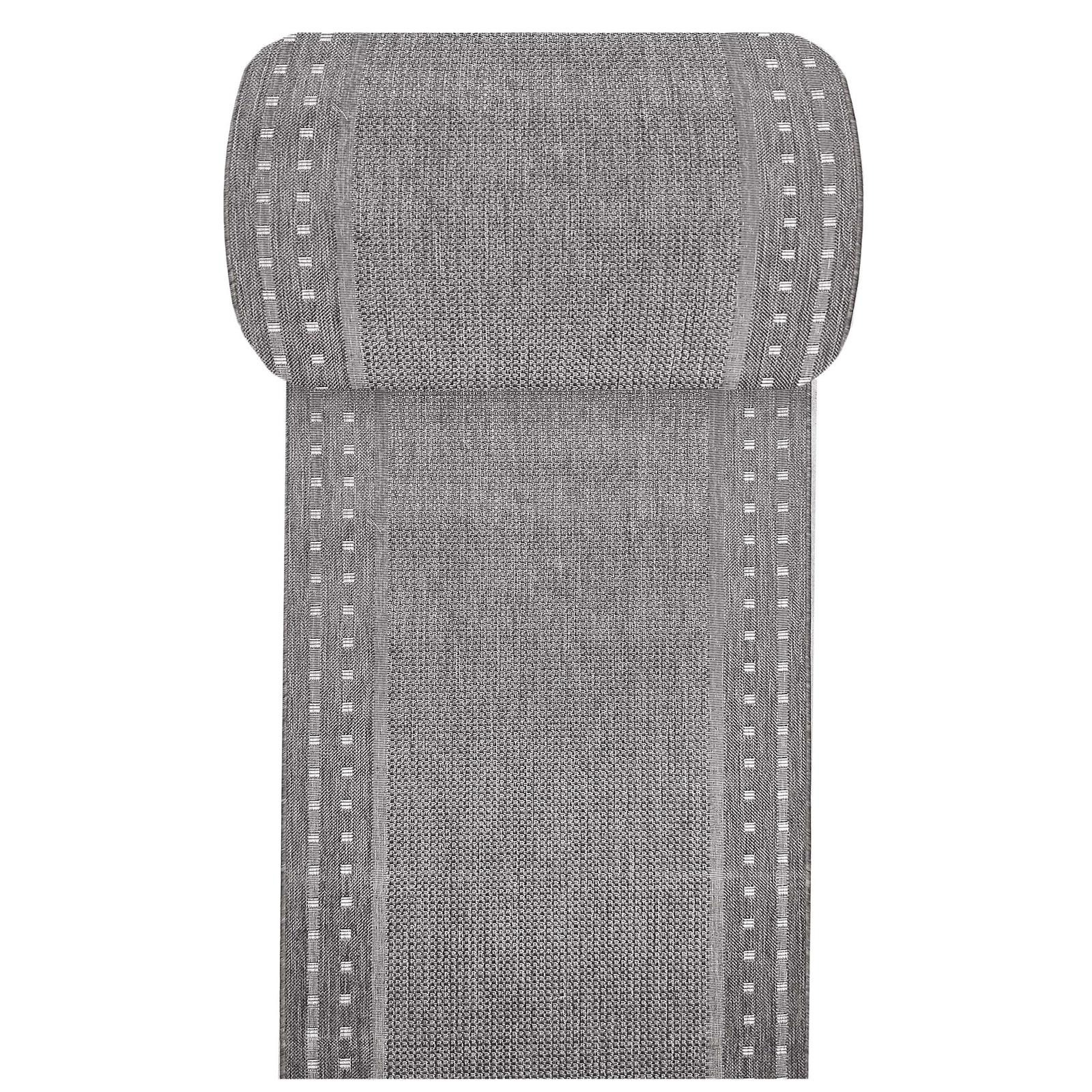 Nowoczesny chodnik sznurkowy OUTDOOR PATIO 11 - szary - szerokość od 60 cm do 120 cm