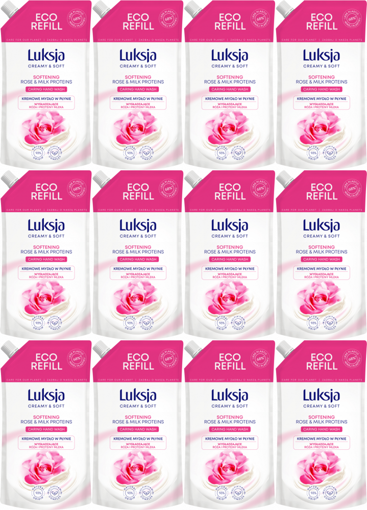 Luksja Mydło w płynie Creamy & Soft różany zapas 900 ml