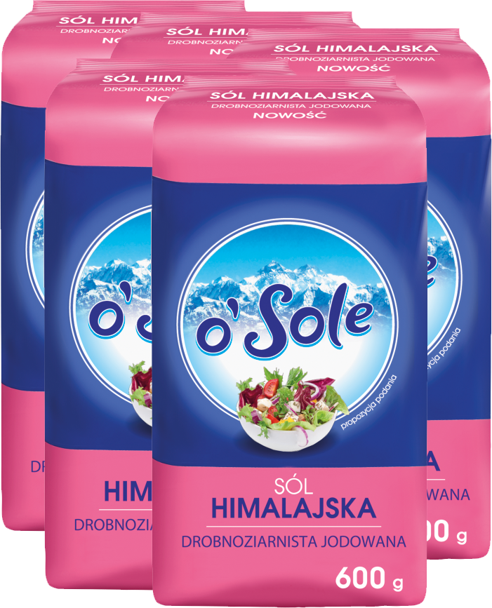Sól himalajska drobnoziarnista O'Sole, 600 g