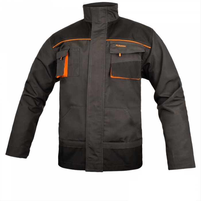 Bluza robocza Mag-Dar Classic, gramatura 270g, rozmiar 56, grafitowo-pomarańczowa