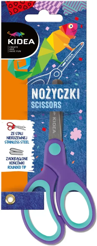 Kidea nożyczki dla dzieci, 1 szt., mix kolorów