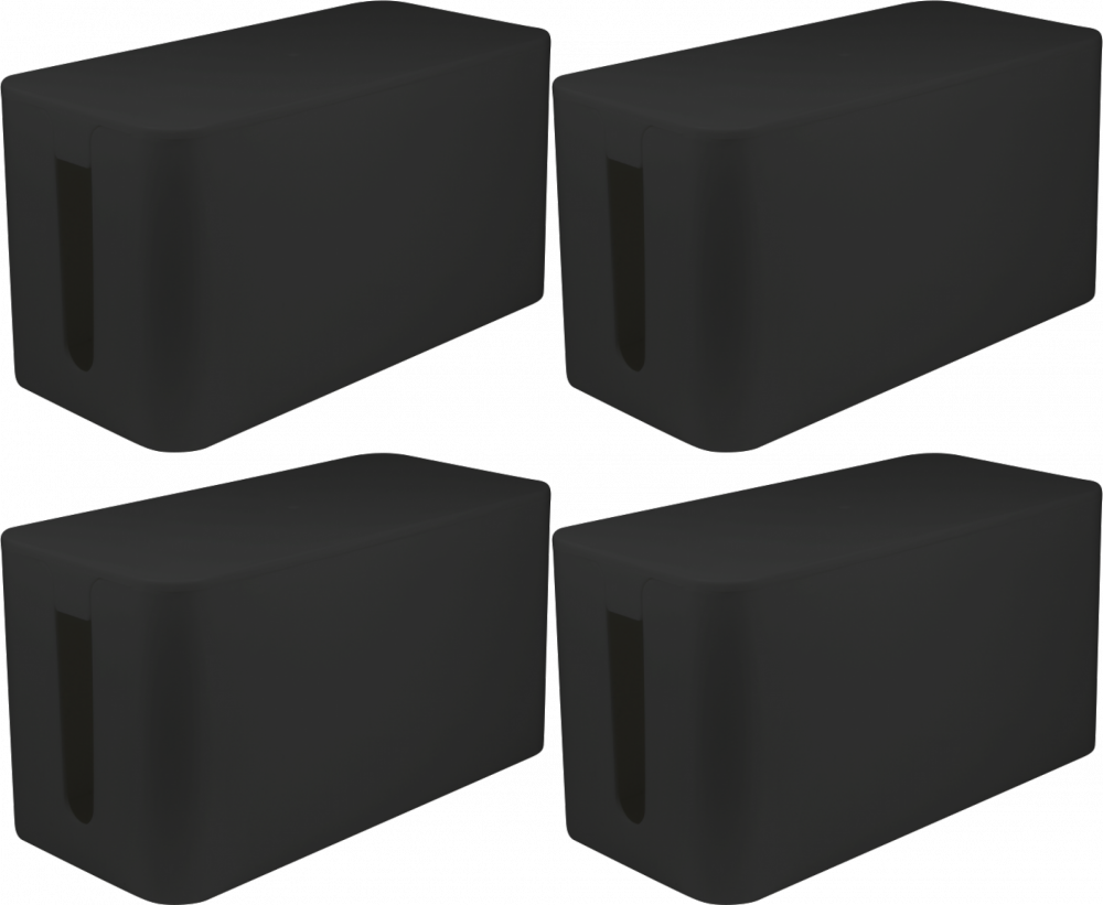 LogiLink Cable Box organizer do kabli 235x115x120 mm, czarny