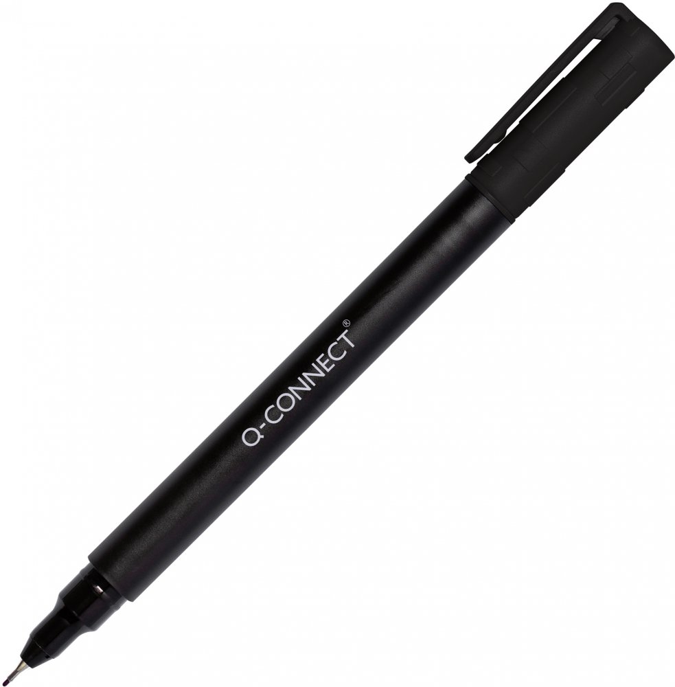 Q-connect marker do płyt CD/DVD 0,4 mm (S), czarny
