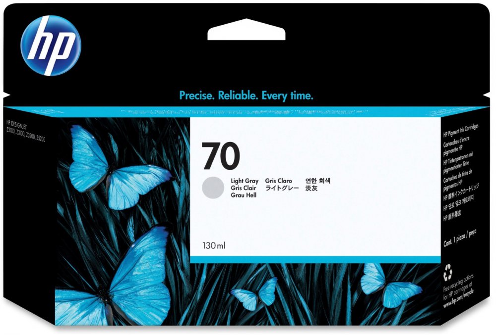 HP 70 (C9451A) tusz jasny szary 130 ml