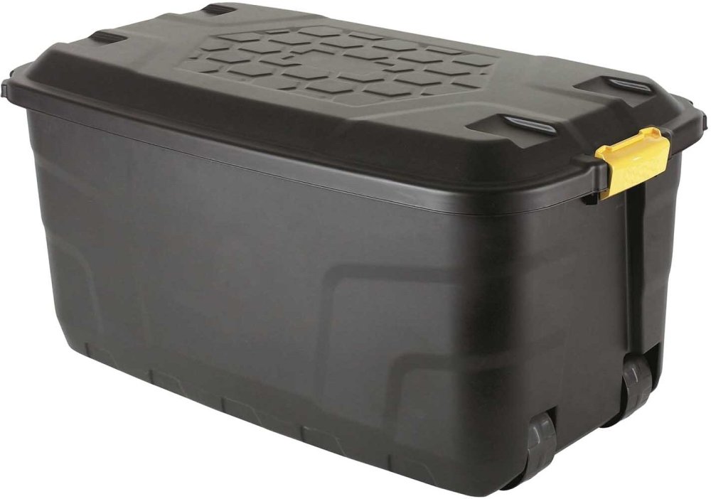 Fellowes Heavy-Duty Skrzynia transportowa na kółkach 145 l (52x45x94 cm), czarny