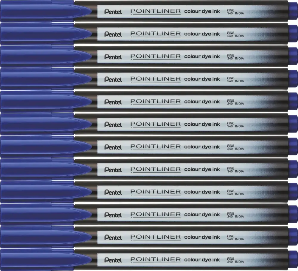 Pentel Pointliner Colour — cienkopis, niebieski
