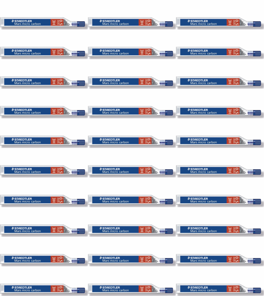 Staedtler 0.5 mm 3H grafity do ołówków automatycznych