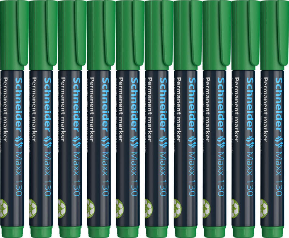 Marker permanentny Schneider Maxx 130 okrągły 1-3 mm zielony
