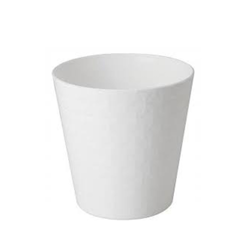 1 buc, Mască de ghiveci pentru orhidee Diamond Petit, alb, 13 cm - : Mod de ambalare: 1 buc