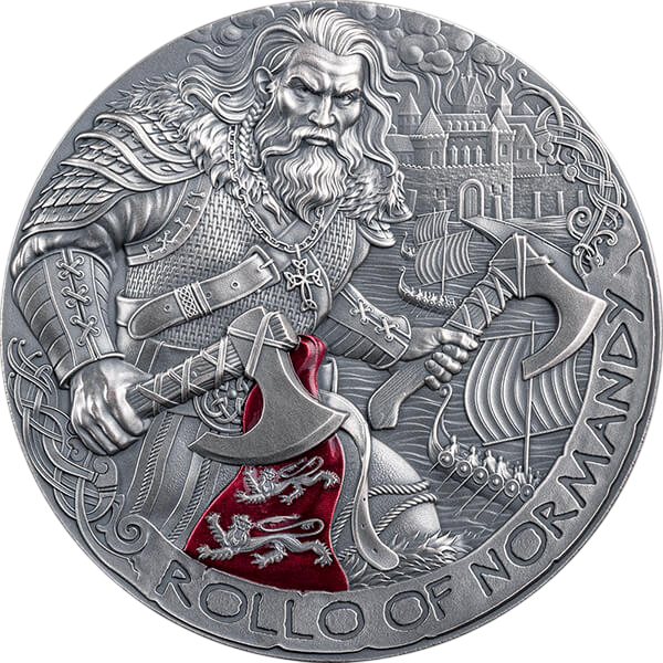 Srebrna moneta Droga do Walhalli: Rollo z Normandii 2 uncje 2026 - wysyłka 24 h! - Mennica Skarbowa