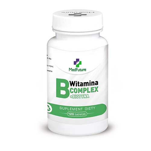 Medfuture - witamina b-complex + biotyna, 120 tabletek