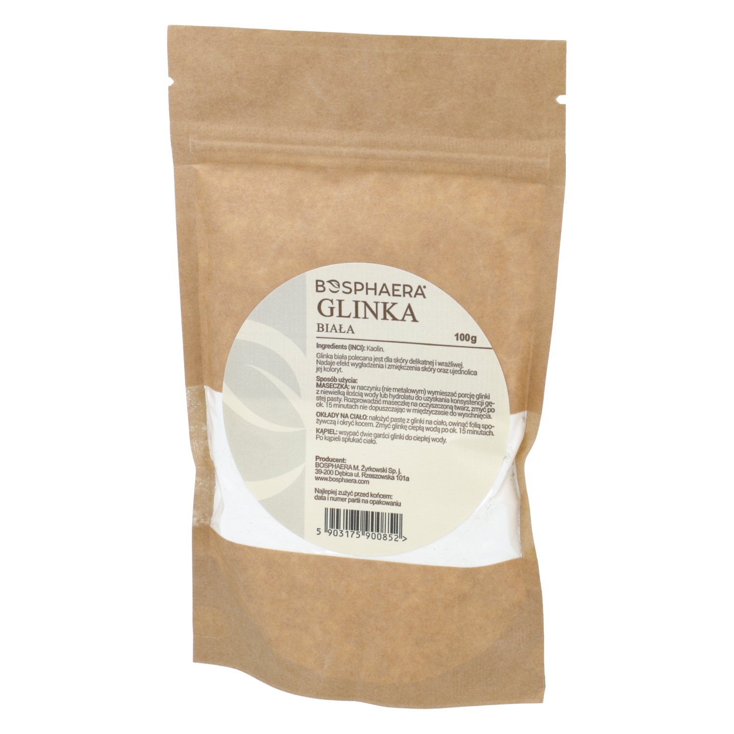 Bosphaera - glinka biała, 100 g